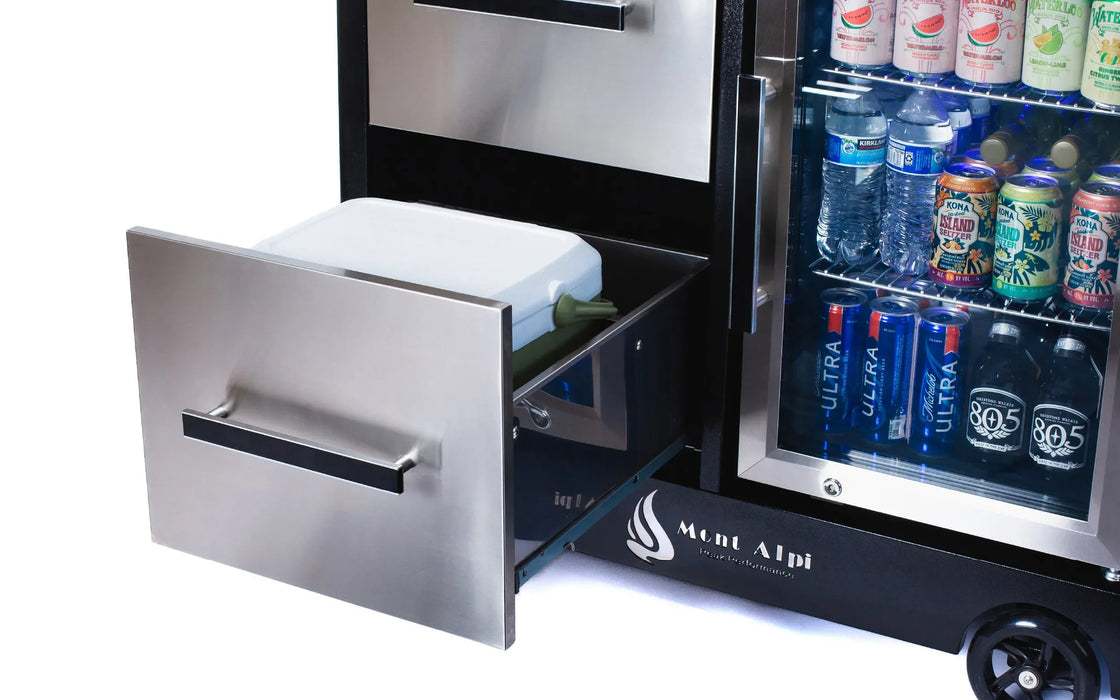 Mont Alpi Mont Alpi Mobile Outdoor Prep Center / Large Bar Cart - MAPCL MAPCL Barbecue Finished - Gas