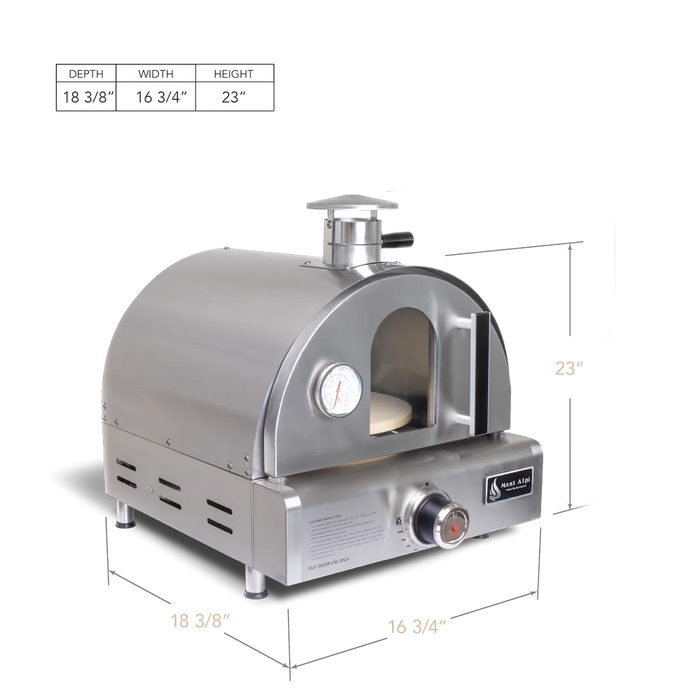 Mont Alpi Mont Alpi Pizza and Roast-Ready Oven - MAPZ MAPZ Barbecue Finished - Pizza