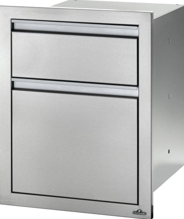 Napoleon Napoleon 18" x 24" Double Drawer - Large & Standard - BI-1824-2DR BI-1824-2DR Barbecue Finished - Gas