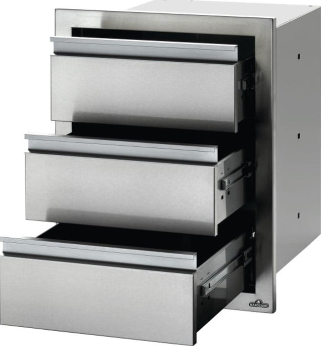 Napoleon Napoleon 18" x 24" Triple Drawer - BI-1824-3DR BI-1824-3DR Barbecue Finished - Gas