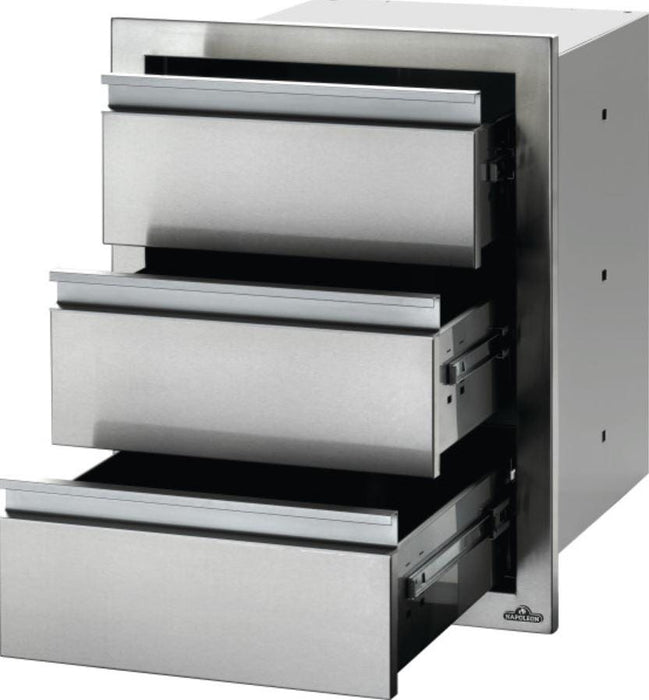 Napoleon Napoleon 18" x 24" Triple Drawer - BI-1824-3DR BI-1824-3DR Barbecue Finished - Gas