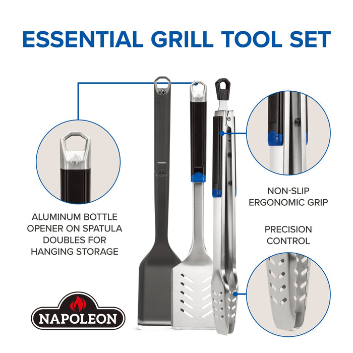 Napoleon Napoleon 3-Piece Starter Tool Set - GATL002 GATL002 Barbecue Accessories 629162156747