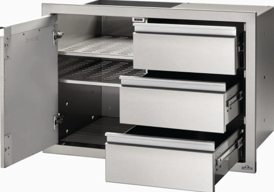 Napoleon Napoleon 36" x 24" Single Door & Triple Drawer Combo - BI-3624-1D3DR BI-3624-1D3DR Barbecue Finished - Gas