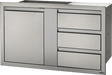 Napoleon Napoleon 42" x 24" Large Single Door & Triple Drawer - BI-4224-1D3DR BI-4224-1D3DR Barbecue Finished - Gas