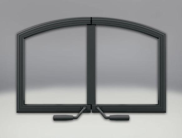 Napoleon Napoleon Arched Double Door (High Country 3000) Black H336-K Fireplace Accessories