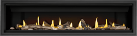 Napoleon Napoleon Ascent Linear 76 Gas Fireplace BL76NTE Fireplace Finished - Gas