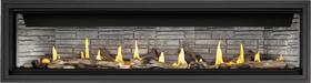 Napoleon Napoleon Ascent Linear 76 Gas Fireplace BL76NTE Fireplace Finished - Gas