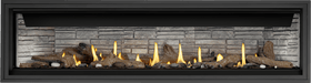 Napoleon Napoleon Ascent Linear 76 Gas Fireplace BL76NTE Fireplace Finished - Gas