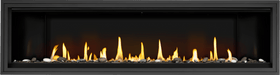 Napoleon Napoleon Ascent Linear Premium 76 Gas Fireplace BLX76NTE Fireplace Finished - Gas