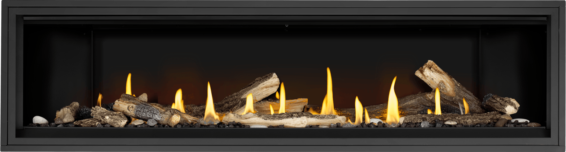 Napoleon Napoleon Ascent Linear Premium 76 Gas Fireplace BLX76NTE Fireplace Finished - Gas