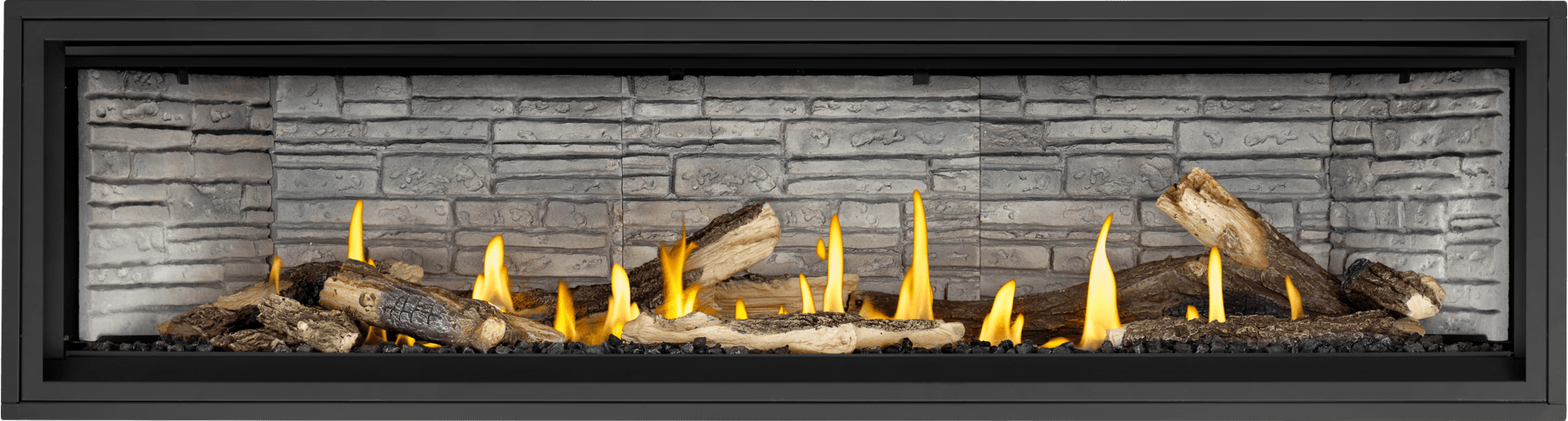 Napoleon Napoleon Ascent Linear Premium 76 Gas Fireplace BLX76NTE Fireplace Finished - Gas