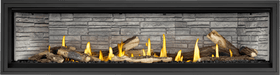 Napoleon Napoleon Ascent Linear Premium 76 Gas Fireplace BLX76NTE Fireplace Finished - Gas