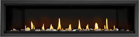 Napoleon Napoleon Ascent Linear Premium 76 Gas Fireplace BLX76NTE Fireplace Finished - Gas