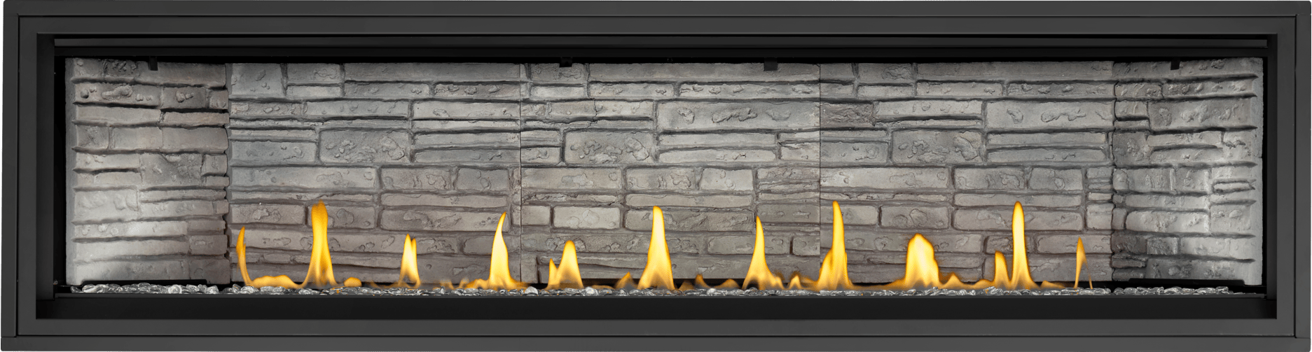 Napoleon Napoleon Ascent Linear Premium 76 Gas Fireplace BLX76NTE Fireplace Finished - Gas
