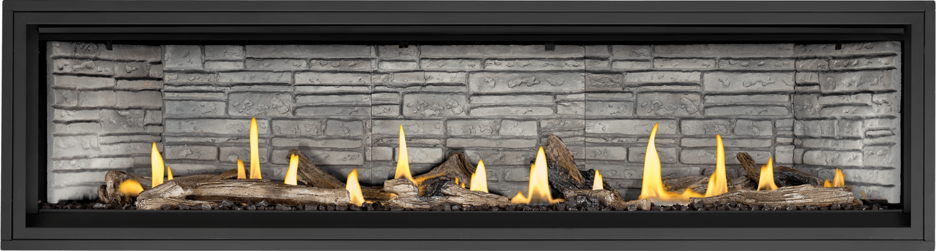 Napoleon Napoleon Ascent Linear Premium 76 Gas Fireplace BLX76NTE Fireplace Finished - Gas