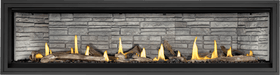 Napoleon Napoleon Ascent Linear Premium 76 Gas Fireplace BLX76NTE Fireplace Finished - Gas