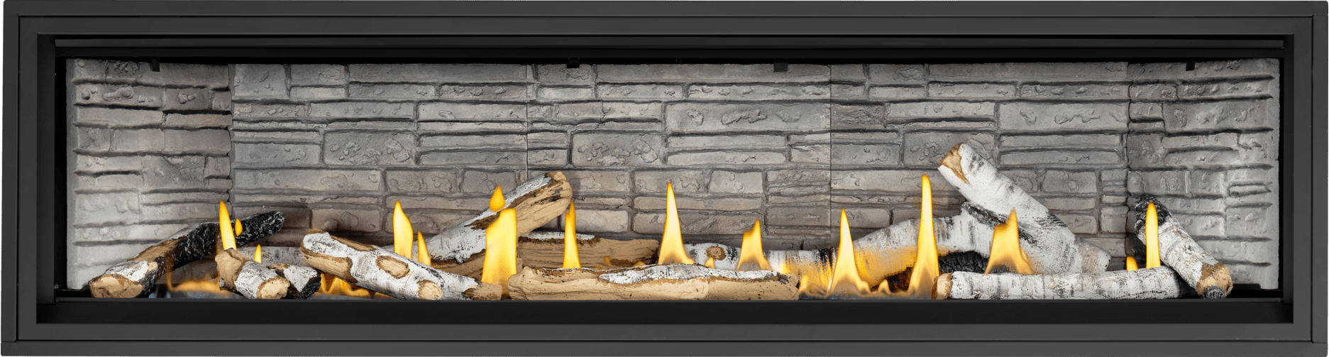 Napoleon Napoleon Ascent Linear Premium 76 Gas Fireplace BLX76NTE Fireplace Finished - Gas