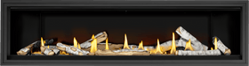 Napoleon Napoleon Ascent Linear Premium 76 Gas Fireplace BLX76NTE Fireplace Finished - Gas