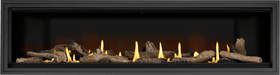 Napoleon Napoleon Ascent Linear Premium 76 Gas Fireplace BLX76NTE Fireplace Finished - Gas