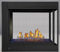 Napoleon Napoleon Ascent Multi-View Direct-Vent Fireplace Peninsula w/ Glass BHD4PGN Fireplace Finished - Gas