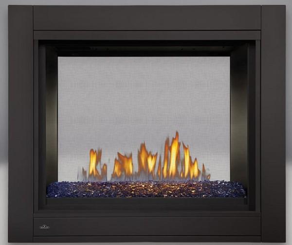 Napoleon Napoleon Ascent Multi-View Direct-Vent See Thru Fireplace w/ Ember Bed BHD4STGN Fireplace Finished - Gas