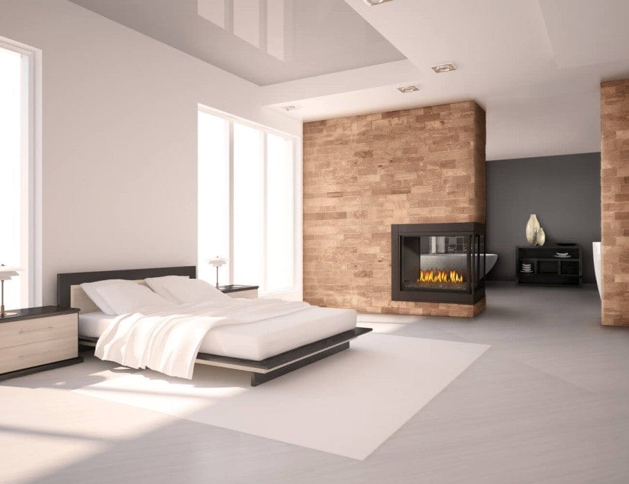 Napoleon Napoleon Ascent Multi-View Gas Fireplace (3-Sided) Fireplace Finished - Gas