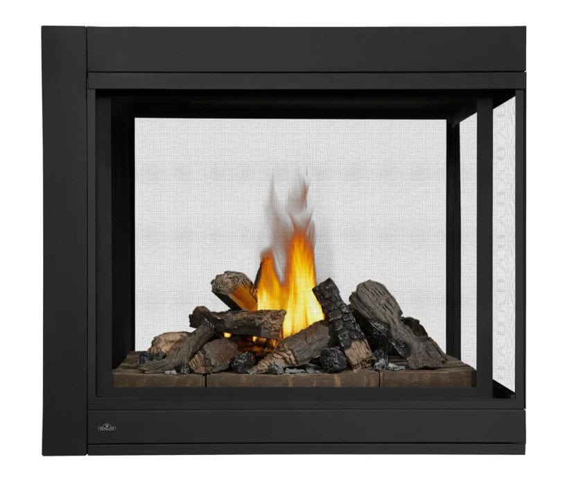 Napoleon Napoleon Ascent Multi-View Gas Fireplace (3-Sided) Log Set BHD4PN Fireplace Finished - Gas