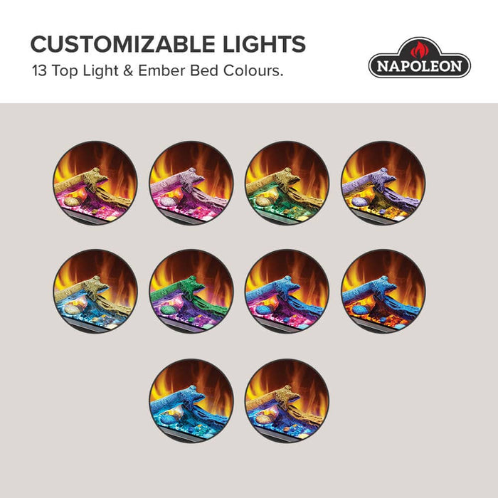 Napoleon Napoleon Astound FlexMount 50 Electric Fireplace NEFL50AB Fireplace Finished - Electric