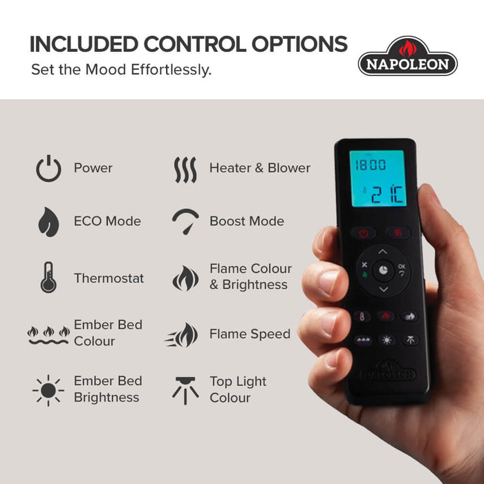 Napoleon Napoleon Astound FlexMount 50 Electric Fireplace NEFL50AB Fireplace Finished - Electric