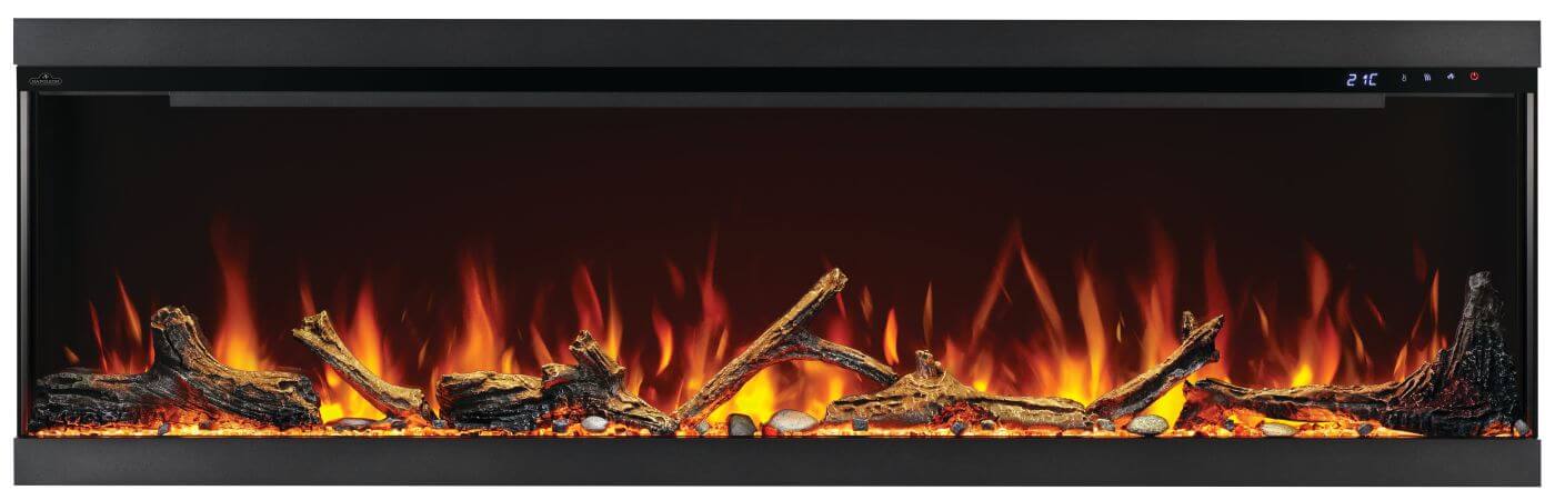 Napoleon Napoleon Astound FlexMount 74 Electric Fireplace NEFL74AB Fireplace Finished - Electric