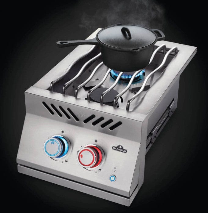 Napoleon Napoleon Built-in 700 Series 12" Inline Dual Range Burner - BIB12RT Barbecue Finished - Gas