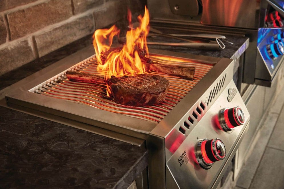 Napoleon Napoleon Built-In 700 Series - Dual Infrared SIZZLE ZONE Burner - BIB18IR Barbecue Finished - Gas