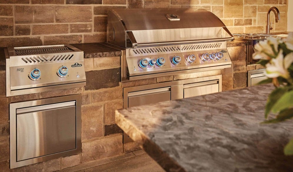 Napoleon Napoleon Built-In 700 Series - Dual Infrared SIZZLE ZONE Burner - BIB18IR Barbecue Finished - Gas
