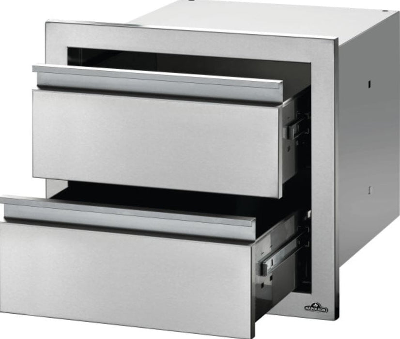 Napoleon Napoleon Double Drawer (18" x 16") - BI-1816-2DR BI-1816-2DR Barbecue Finished - Gas