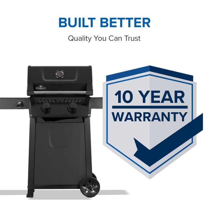 Napoleon Napoleon Freestyle 2-Burner Matte Black Gas Grill - FL365 Barbecue Finished - Gas