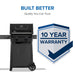 Napoleon Napoleon Freestyle 2-Burner Matte Black Gas Grill - FL365 Barbecue Finished - Gas