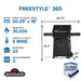 Napoleon Napoleon Freestyle 2-Burner Matte Black Gas Grill - FL365 Barbecue Finished - Gas