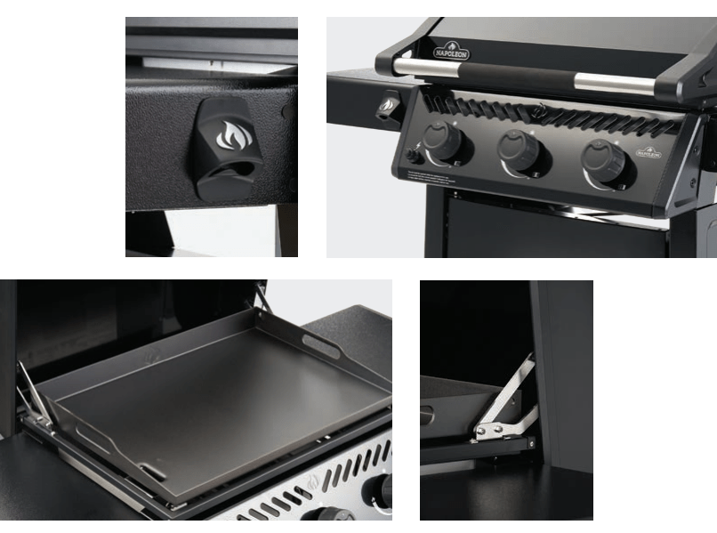 Napoleon Napoleon Freestyle 24" Pre-Seasoned Non-Stick Gas Griddle Barbecue Finished - Gas