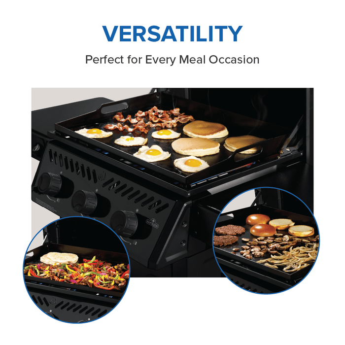 Napoleon Napoleon Freestyle 24" Pre-Seasoned Non-Stick Gas Griddle Barbecue Finished - Gas