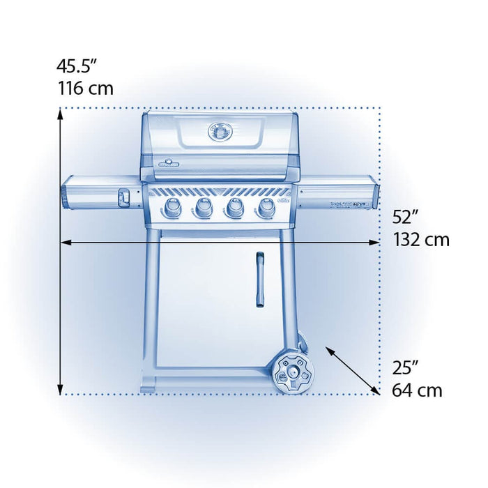 Napoleon Napoleon Freestyle 425 4-Burner, Matte Black - F425DMK-1 Barbecue Finished - Gas