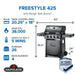 Napoleon Napoleon Freestyle 425 SB Gas Grill (Propane - Online Only) - F425DSBPGT-ECP F425DSBPGT-ECP Barbecue Finished - Gas