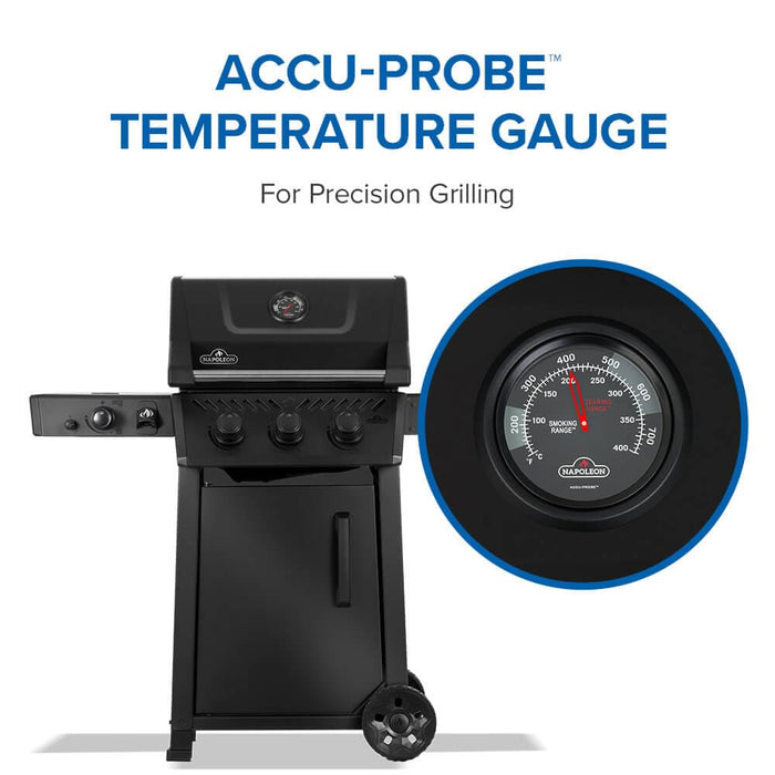 Napoleon Napoleon Freestyle PRO 365 3-Burner with Infrared Side Burner, Matte Black - FP365DSIBMK-1 Barbecue Finished - Gas