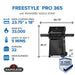 Napoleon Napoleon Freestyle PRO 365 3-Burner with Infrared Side Burner, Matte Black - FP365DSIBMK-1 Barbecue Finished - Gas