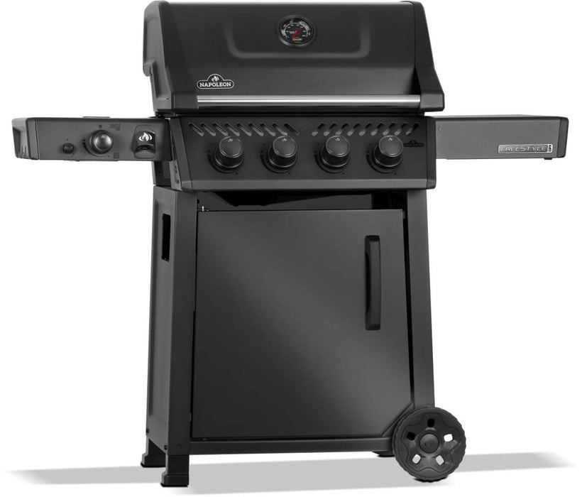 Napoleon Napoleon Freestyle PRO 425 4-Burner with Infrared Side Burner, Matte Black - FP425DSIBMK-1 Barbecue Finished - Gas