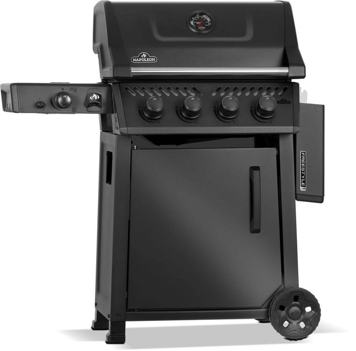 Napoleon Napoleon Freestyle PRO 425 4-Burner with Infrared Side Burner, Matte Black - FP425DSIBMK-1 Barbecue Finished - Gas