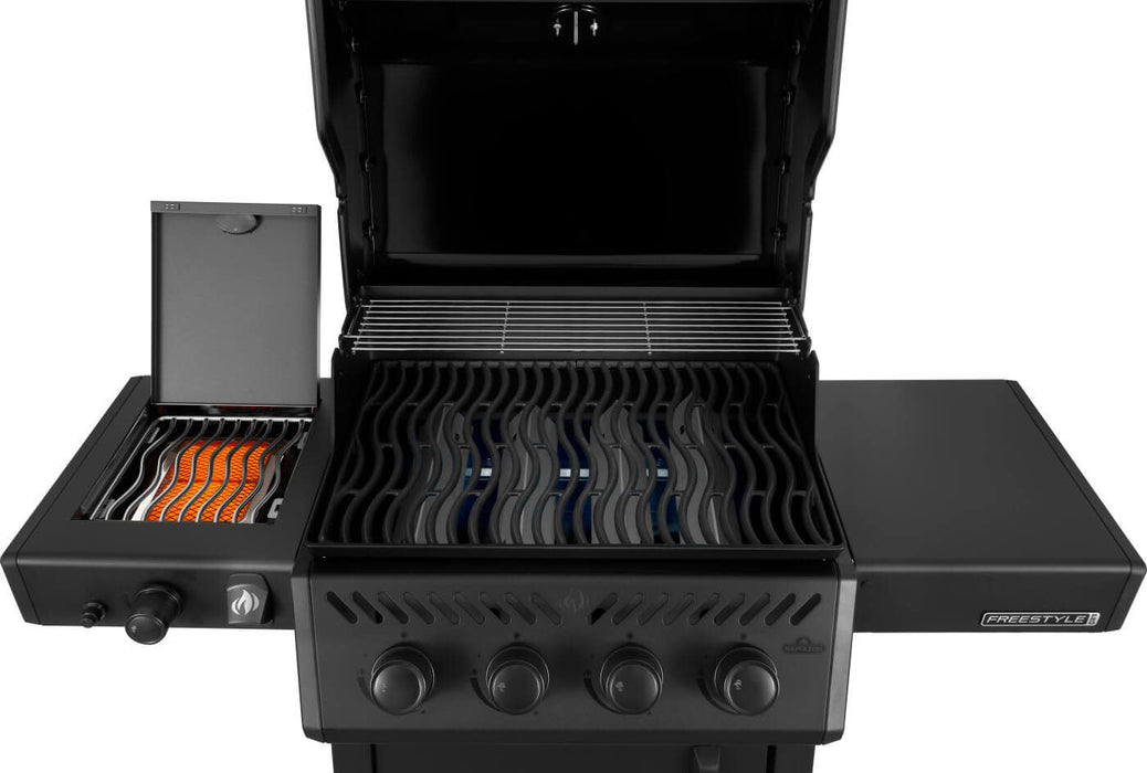 Napoleon Napoleon Freestyle PRO 425 4-Burner with Infrared Side Burner, Matte Black - FP425DSIBMK-1 Barbecue Finished - Gas