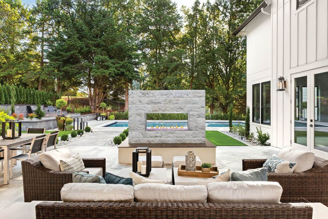 Napoleon Napoleon Galaxy 50 Outdoor Gas Fireplace GSS50NE Fireplace Finished - Gas