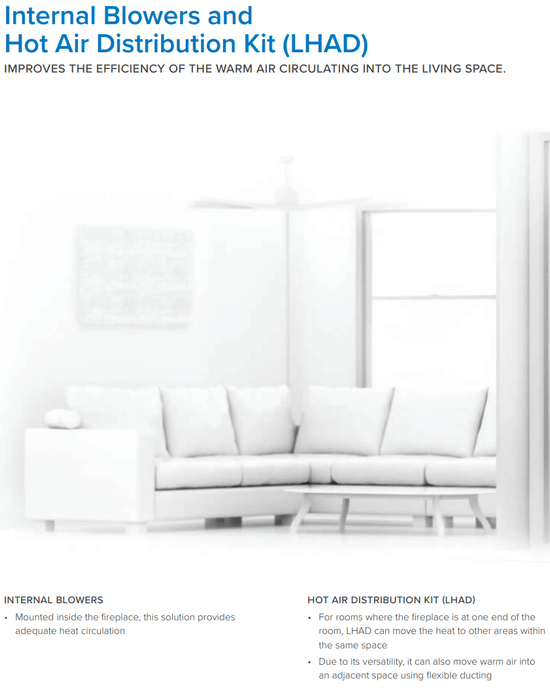 Napoleon Napoleon Hot Air Distribution Kit - LHAD LHAD Fireplace Parts