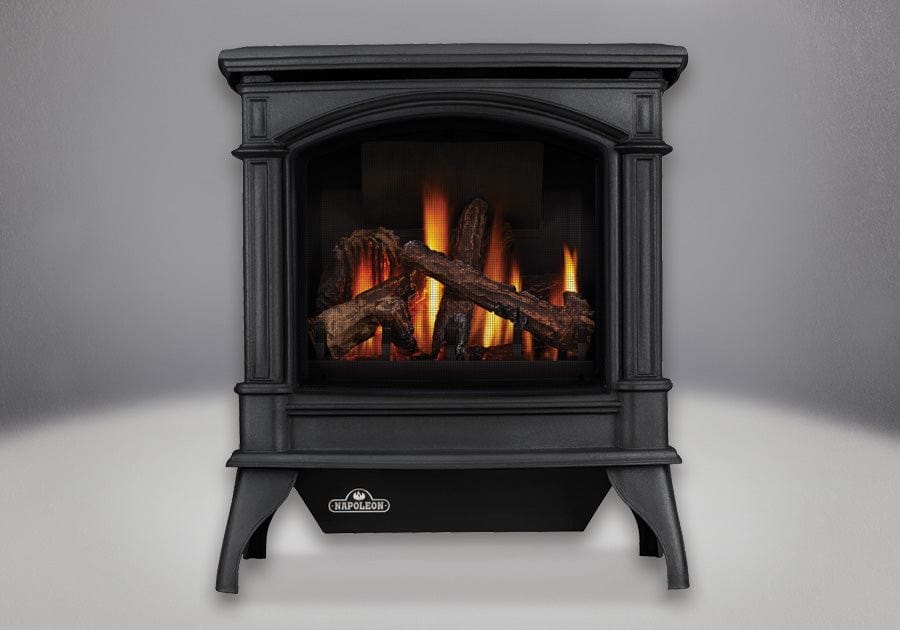 Napoleon Napoleon Knightsbridge Direct-Vent Cast-Iron Gas Stove (Black) GDS60-1NSB Fireplace Finished - Gas