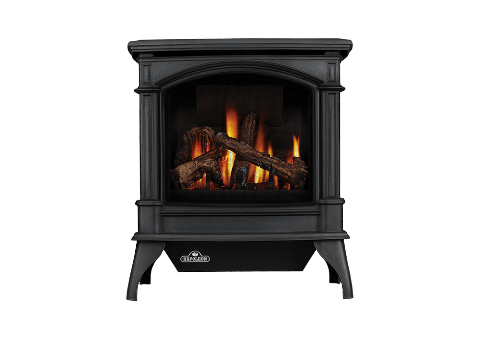 Napoleon Napoleon Knightsbridge Direct-Vent Cast-Iron Gas Stove (Black) GDS60-1NSB Fireplace Finished - Gas
